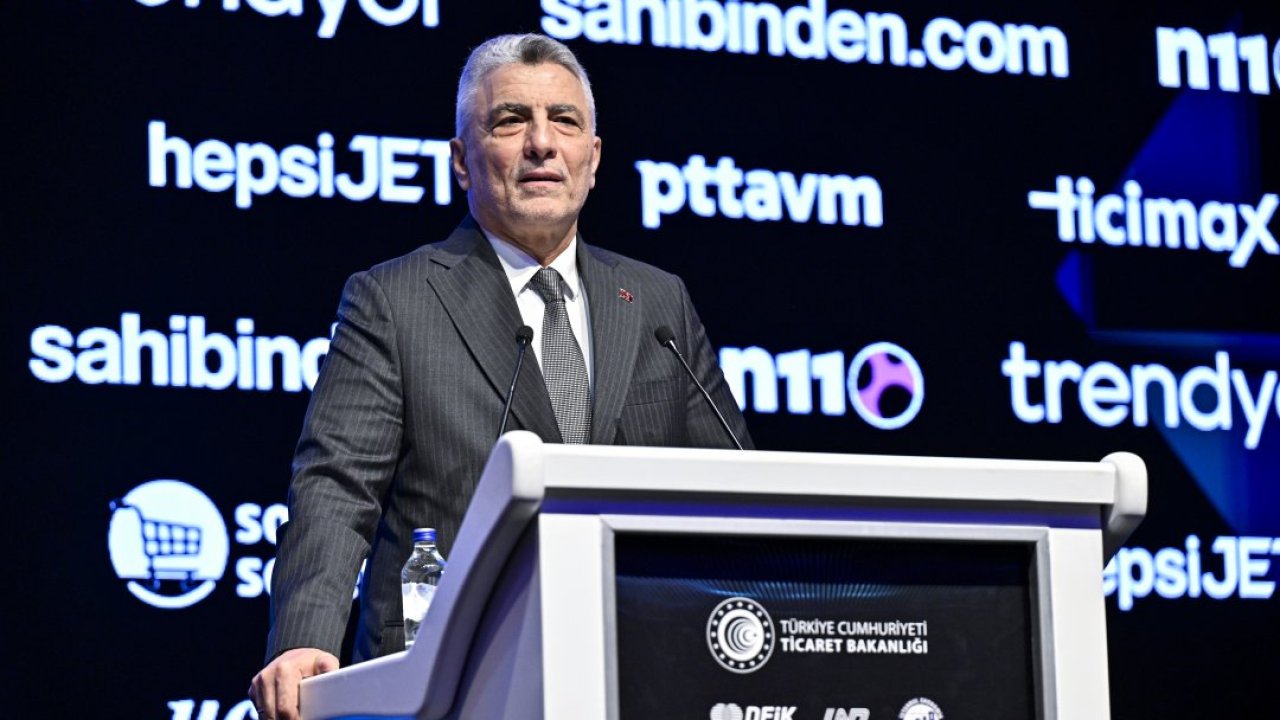 Ticaret Bakanı Bolat, "Yapay Zeka Çağında E-Ticaretin Lojistiği Zirvesi"nde konuştu: