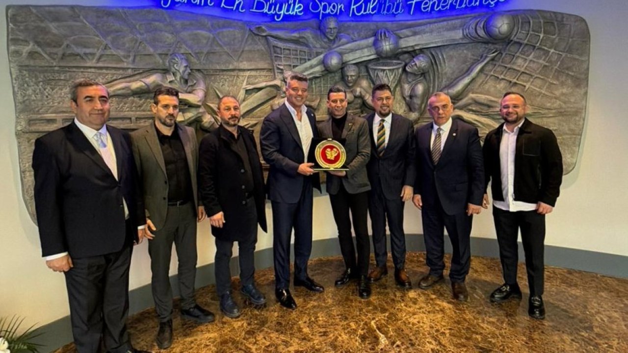 Türkiye Boks Federasyonu Başkanı Hekimoğlu'ndan Fenerbahçe Başkanı Saran'a ziyaret