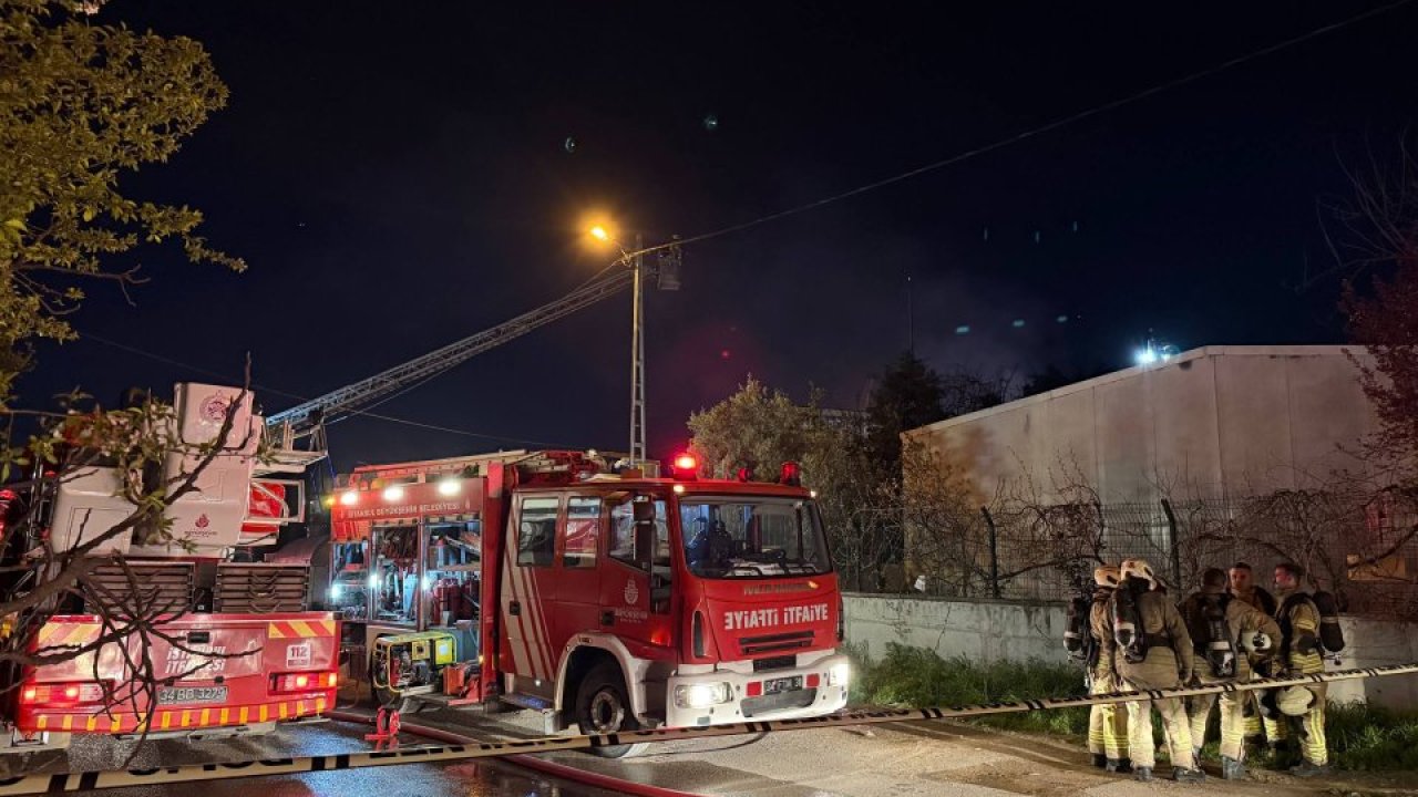 Tuzla'da fabrikada çıkan yangın söndürüldü