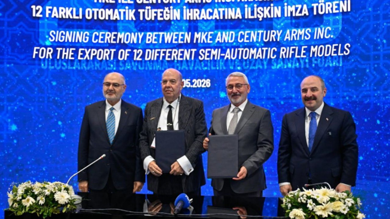 MKE ile ABD'li CENTURY ARMS arasında tüfek satışı anlaşması imzalandı